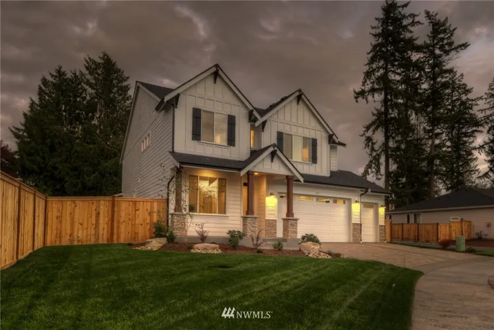 Stunning farmhouse styled residence in the new gated community of Rainier Vista.  This home is fully complete and ready for move in!