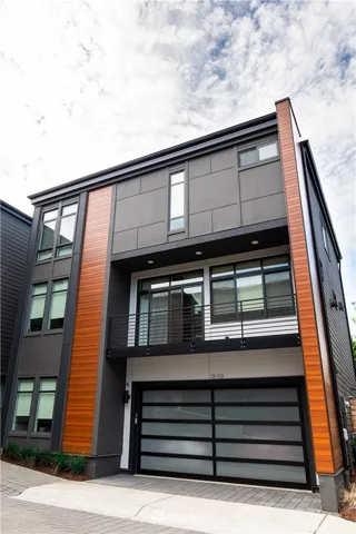 Modern build with 2-car garage.