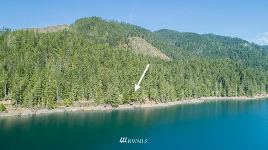 Located inside the locked Gate of West Mackinaw Road (oroviding both privacy and security), is a approved dock by the Army Core of Engineers on the water, and cabin to the uphill side of the road!