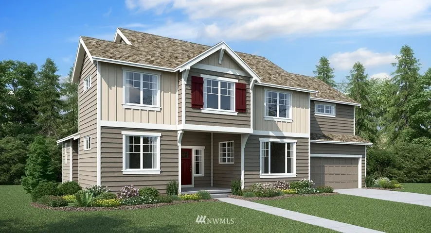 Stunning NW Craftsman home built by LENNAR NW, Inc. Interior photos are of another model home built by LENNAR with the same beautifully laid out open concept floor plan. Color selections and finishes may vary.*