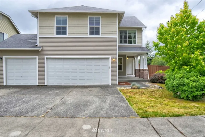 Well maintained home with three car garage