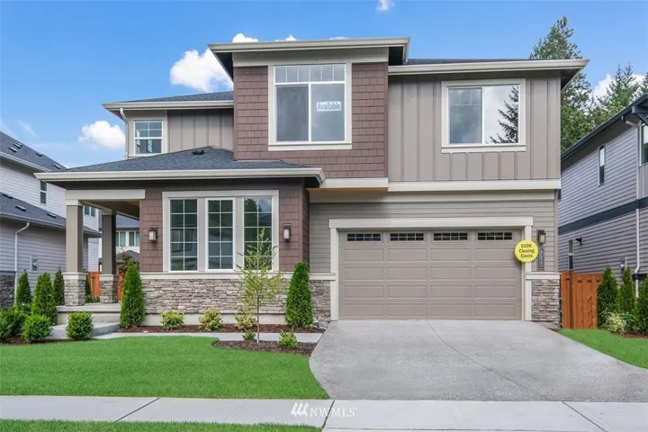 Actual Home - Move-In Ready.  Gorgeous exterior, 5 bdrm + bonus and bedrm on main floor!   Incredible mountain views & more!