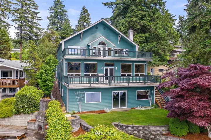 Enjoy life on the lake in this lovely home on Lake Louise.