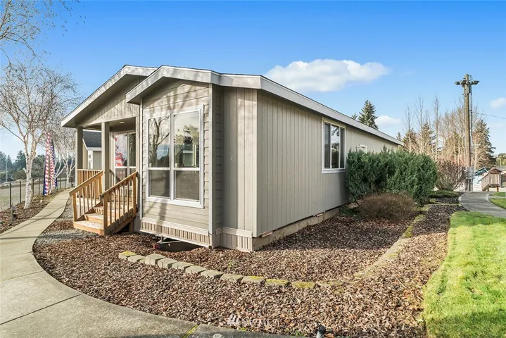Home in manufactured deal lot will be moved to 2.5 acre beautiful lot within next 3 weeks.