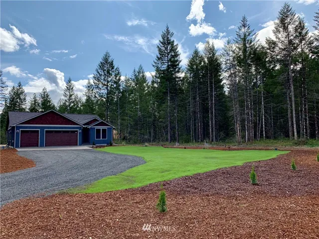 Fresh landscaping creates a beautiful surrounding.