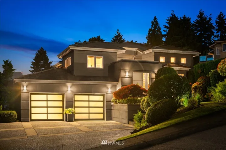 Great curb appeal with brand new garage doors!