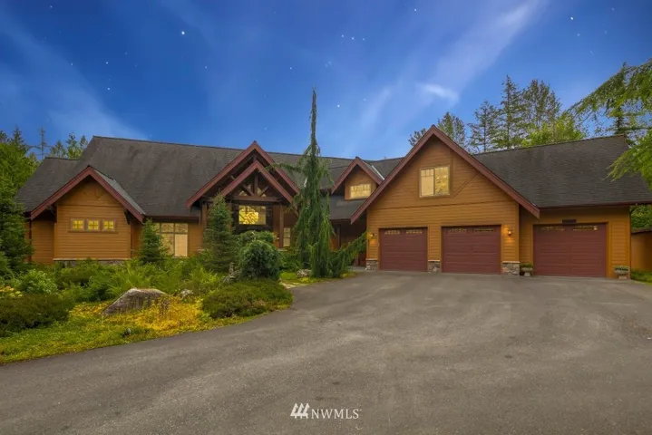 A gated entry off Riener Rd. Long driveway leads to this beautiful home on 20 AC