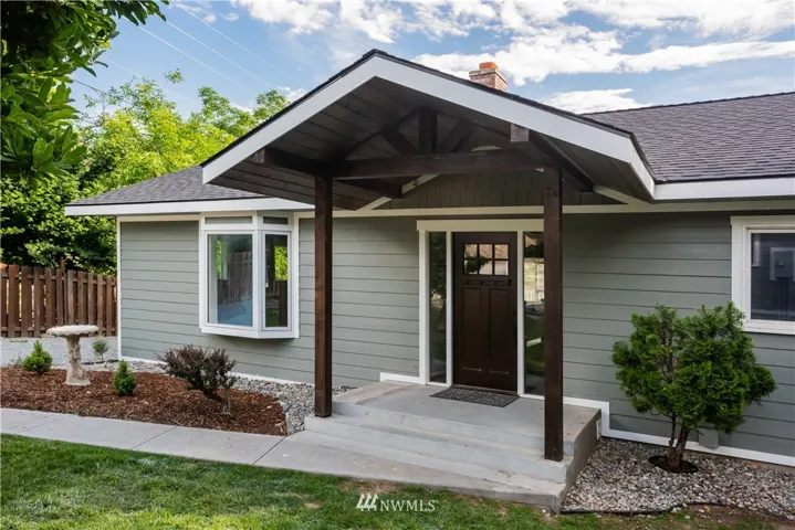 All new roof, siding and paint with new covered entry