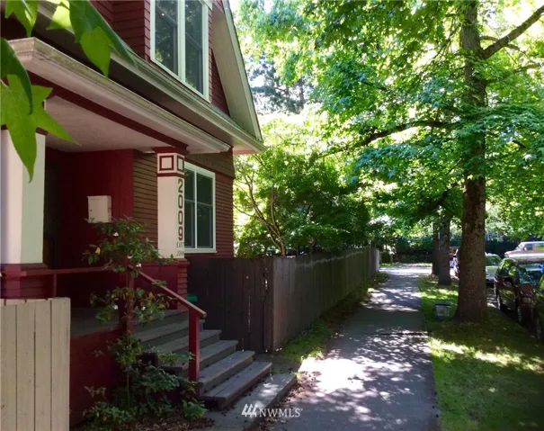 Looking west toward 20th. Great corner. This classic 1902 home can stay or make way for new.