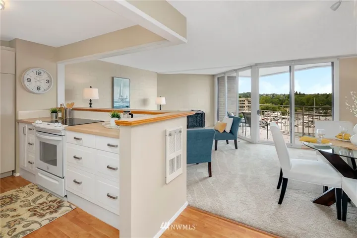 A great space for entertaining, enjoy cooking for your friends in the updated kitchen.