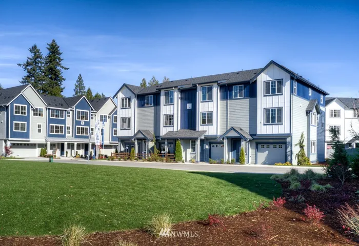 The Ponds is a charming new townhome community with exceptional amenities including Mill Creek Town Center and Martha Lake, less than two miles away, and you'll also appreciate easy access to I-405! Living here, you'll enjoy an evening stroll around the community pond and well-designed, open green areas.