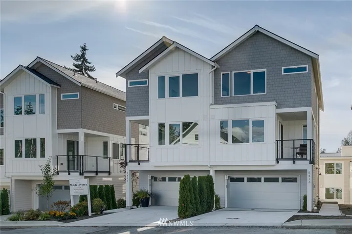 Front view of home. Unit 4 is on the right