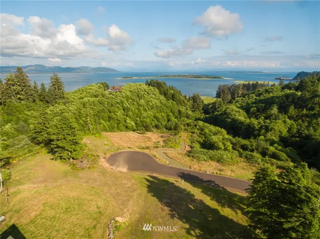 Looking South East towards Baker Bay, Sand Island, Columbia River, South Jetty and Oregon Coast.