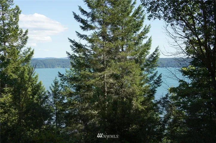 View of beautiful Hood Canal as seen from the front deck of the home.