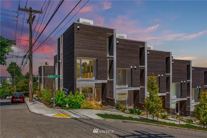 Corner home with three walls of windows. Amazing design!  Elegant and urban.