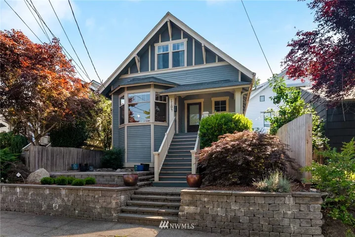 Classic turn of the century Craftsman in Madrona.