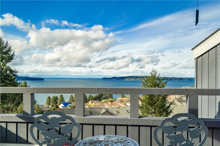 View from the Master Bedroom balcony.
