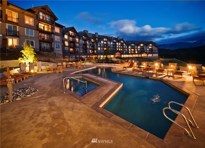the Pool & Hottub behind the Lodge which are included in your HOA's