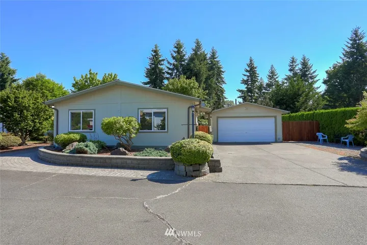 front view with low maintenance landscaping