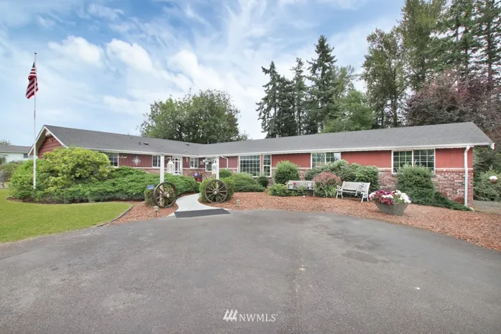 Hard to find, well constructed RAMBLER on dead end! All cedar siding, intricate facia trim, gorgeous mature landscaping on over 3 acres with its own culdesac!