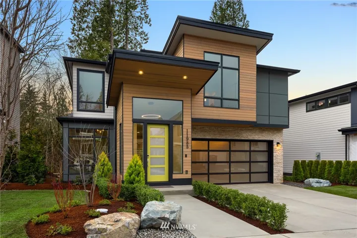 Brand new NW contemporary designs in this exclusive community of luxury homes. Thoughtful implementation of clear grain cedar siding and natural cultured stone, brush concrete entry/drive.