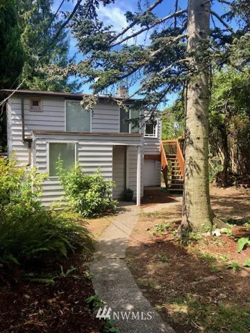 The cute home sits on the back of the private lot. Update the existing structure or build your dream home.