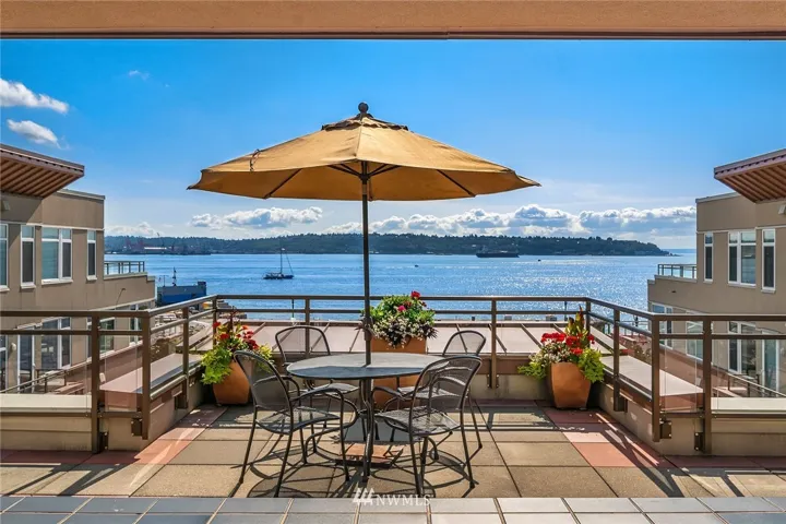 Above All is the View from the Rooftop Deck.