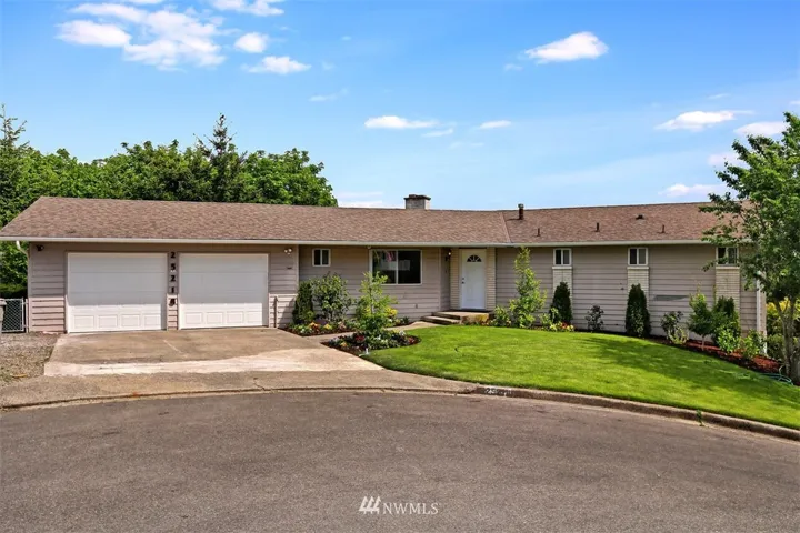 Welcome Home. Located on a quiet cul-de-sac in West Hill neighborhood of Kent, this stunning view home has lots to offer.  New paint, new carpet, new kitchen, new bathrooms and plumbing and electrical for a MIL apartment in the basement.  This home has it all.