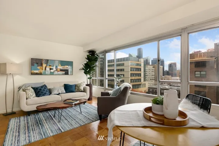 Living/Dining Room with great view!