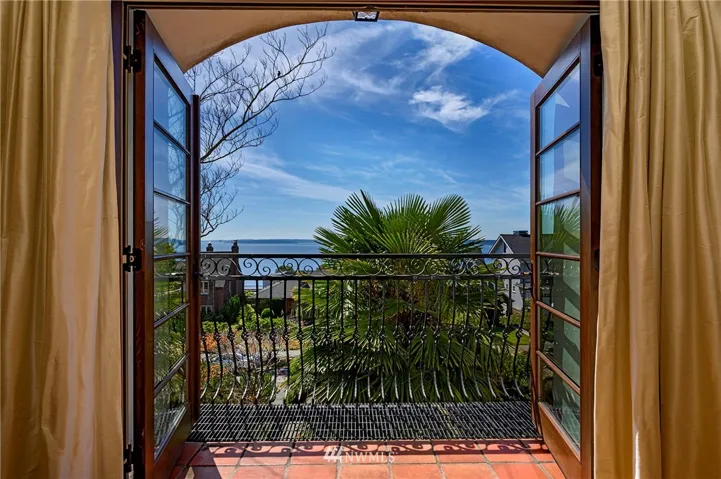 Wake up to this view with your morning coffee on the Juliet balcony