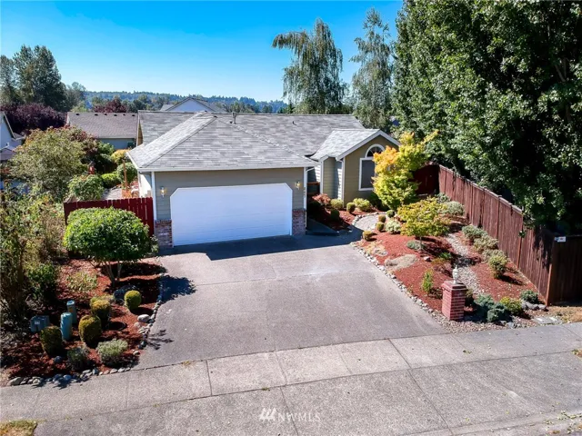Flat level driveway welcomes you home to your 3 bedroom 2 bath home!
