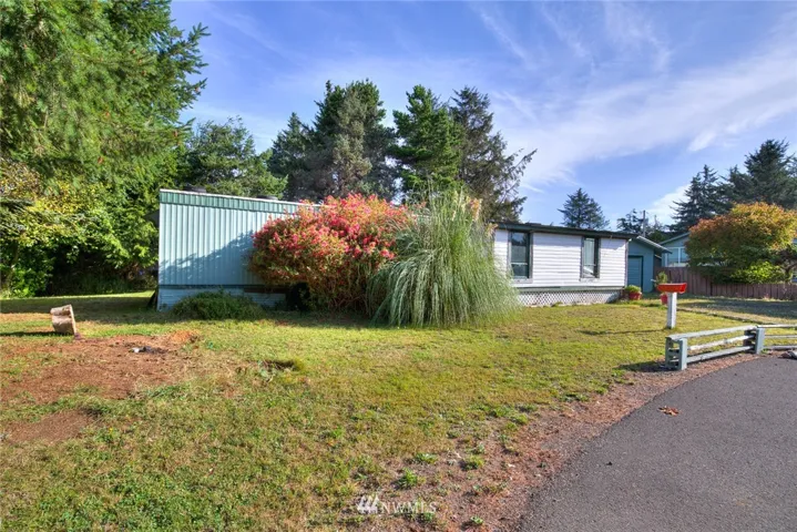 Large lot at end of a cul-de-sac.