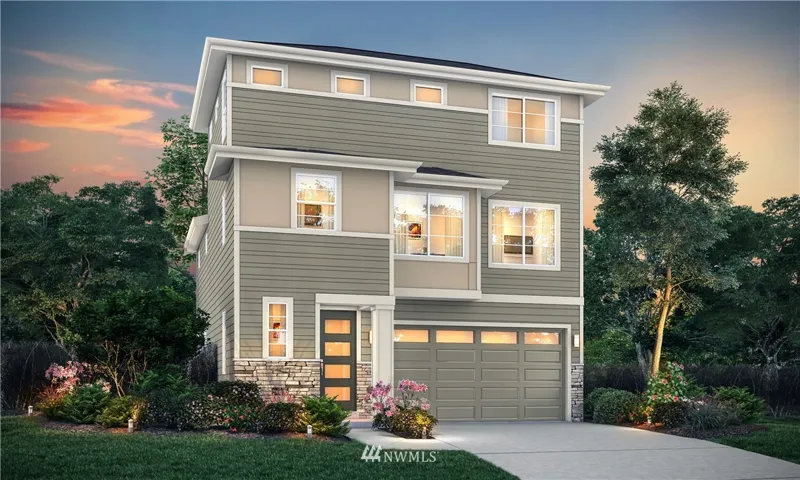 Copper Crest Plan 2337 Elevation B. - Rendering only.  Details may change