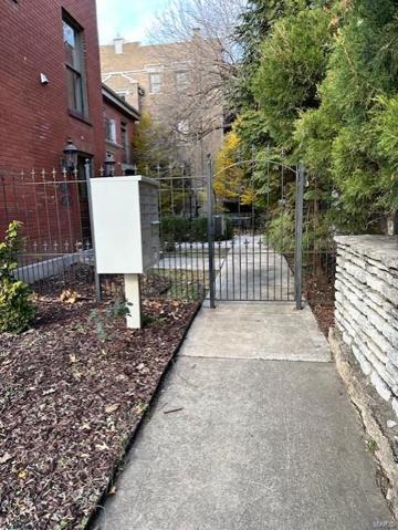 Entrance to courtyard