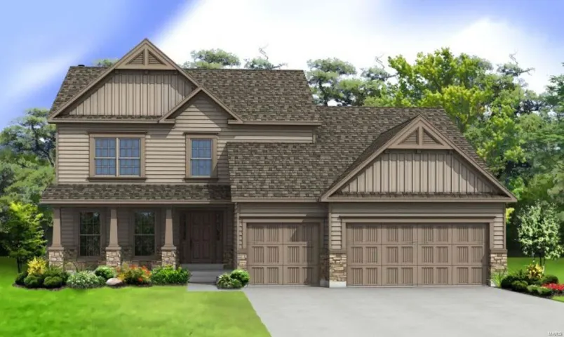 Bridgeport - elevation 10 - shown with upgraded garage doors