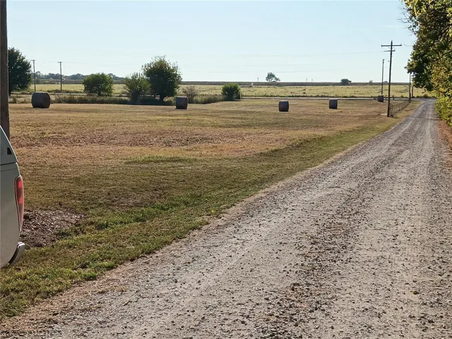 facing west towards I-49
