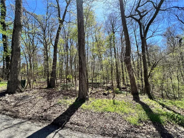 View of landscape featuring a forest view