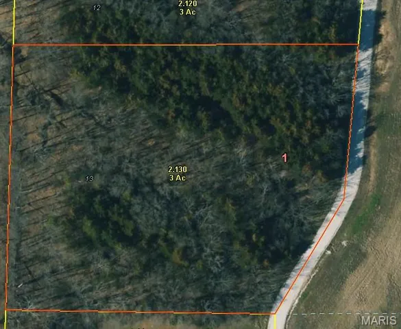 Map / location featuring property boundaries highlighted