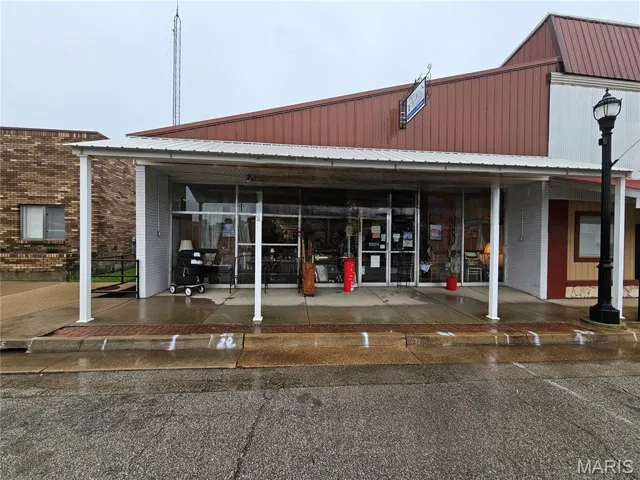 View of building exterior from Main Street