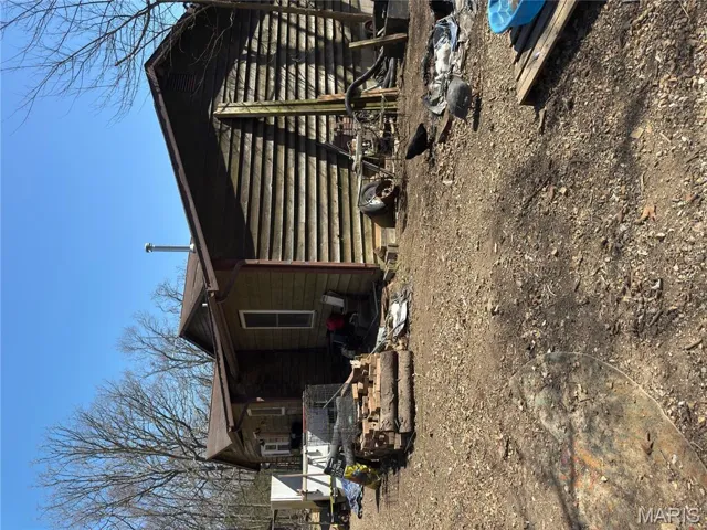 Rear view of property