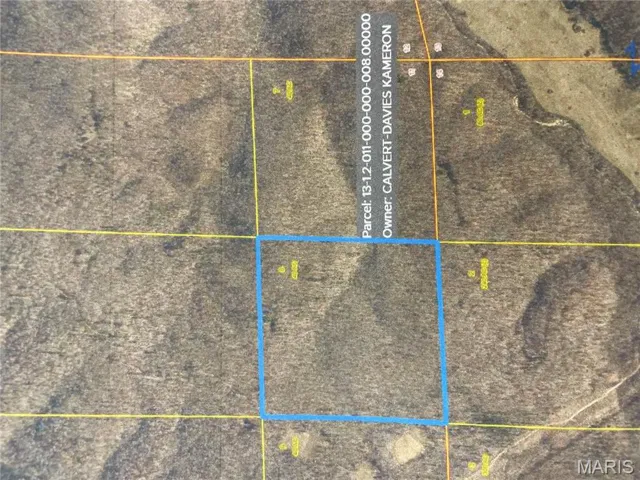 Map / location with property boundaries highlighted
