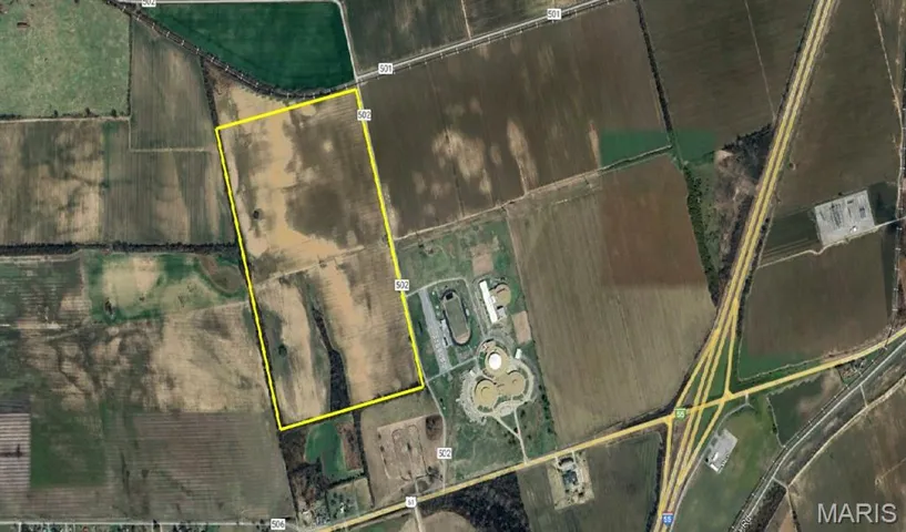 Map / location featuring property parcel outlined