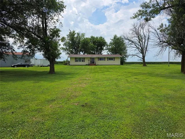 View of grassy yard