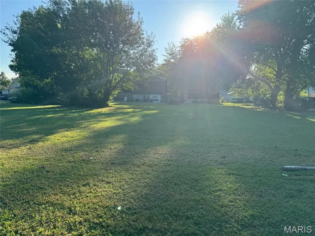 View of grassy yard