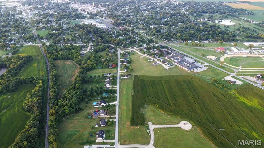 Aerial overview of property's location