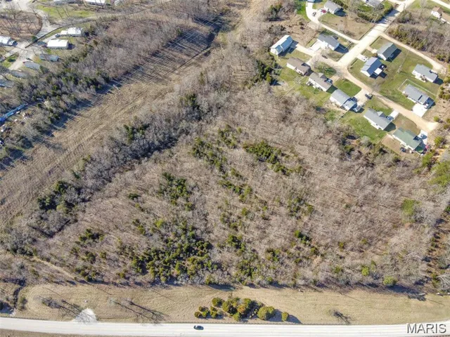 Aerial view of property's location