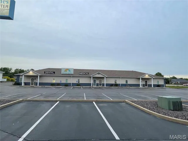 View of uncovered parking lot