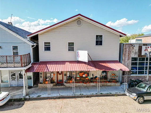 Rear view of property