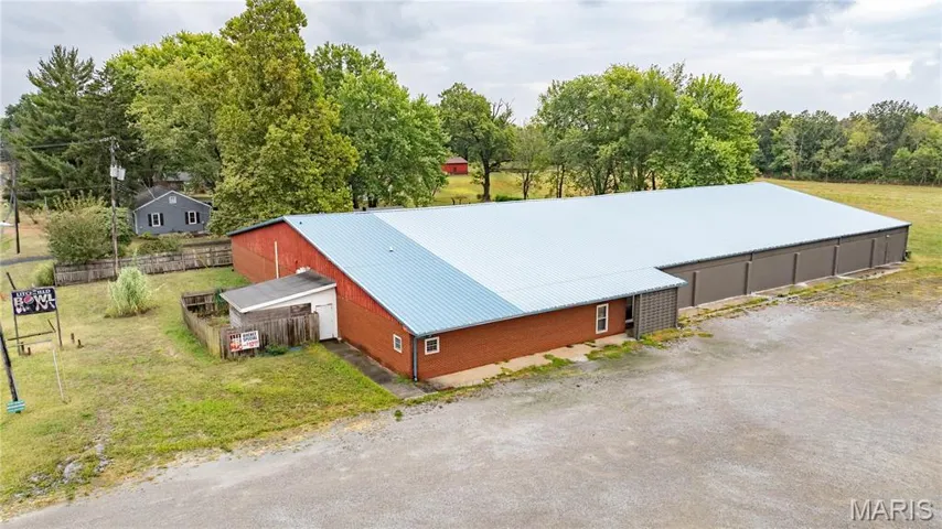 View from above of property