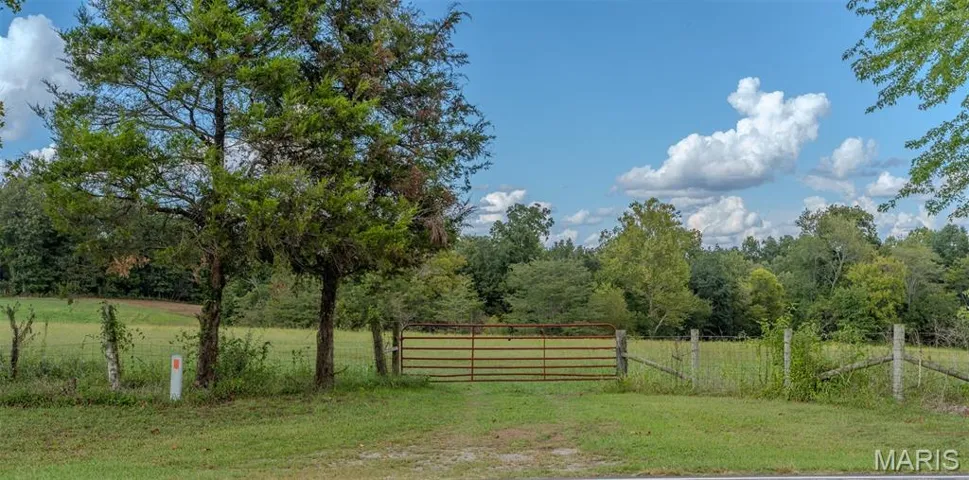 View of field at gate